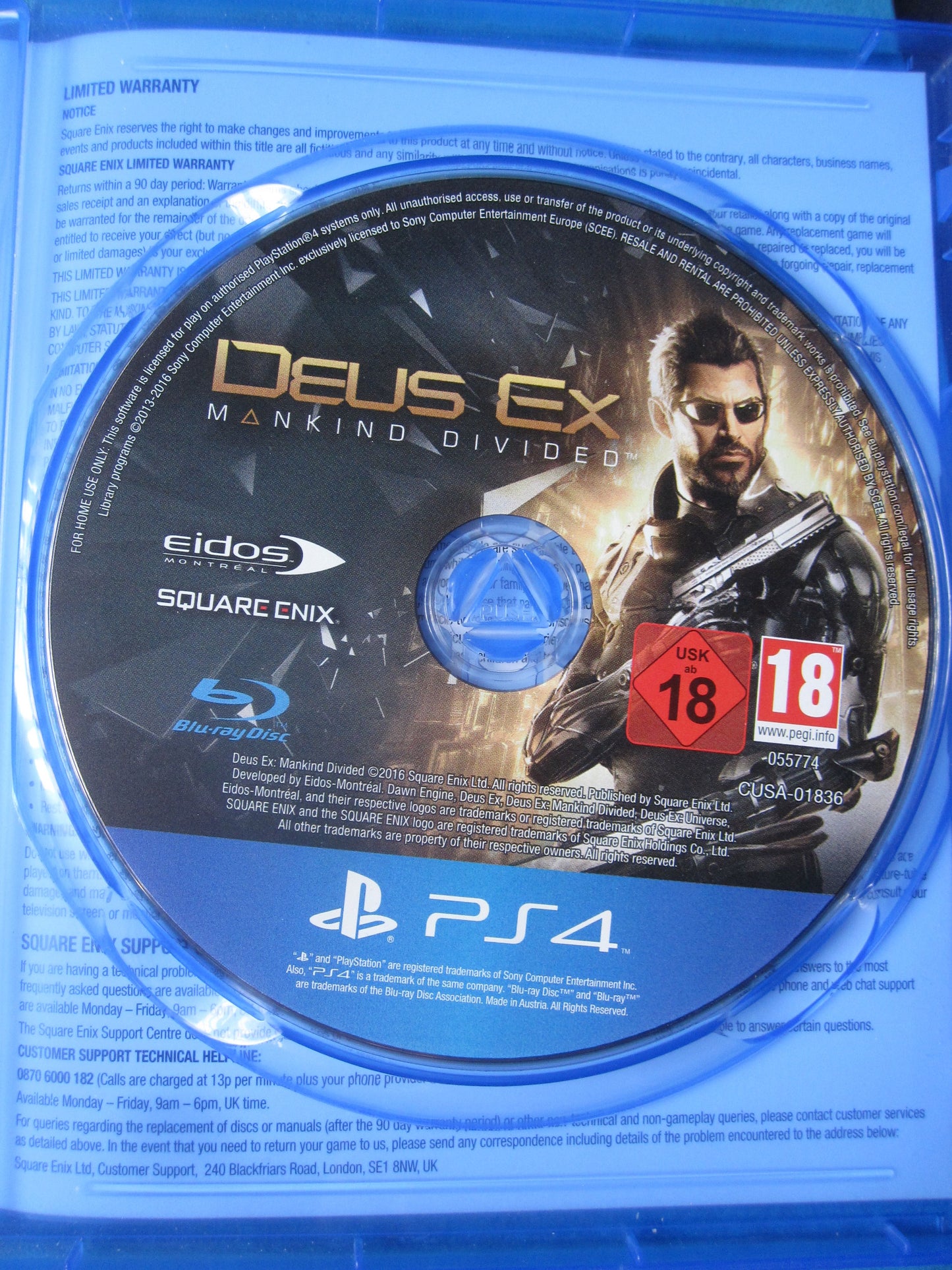 Deus Ex: Mankind Divided (PS4)