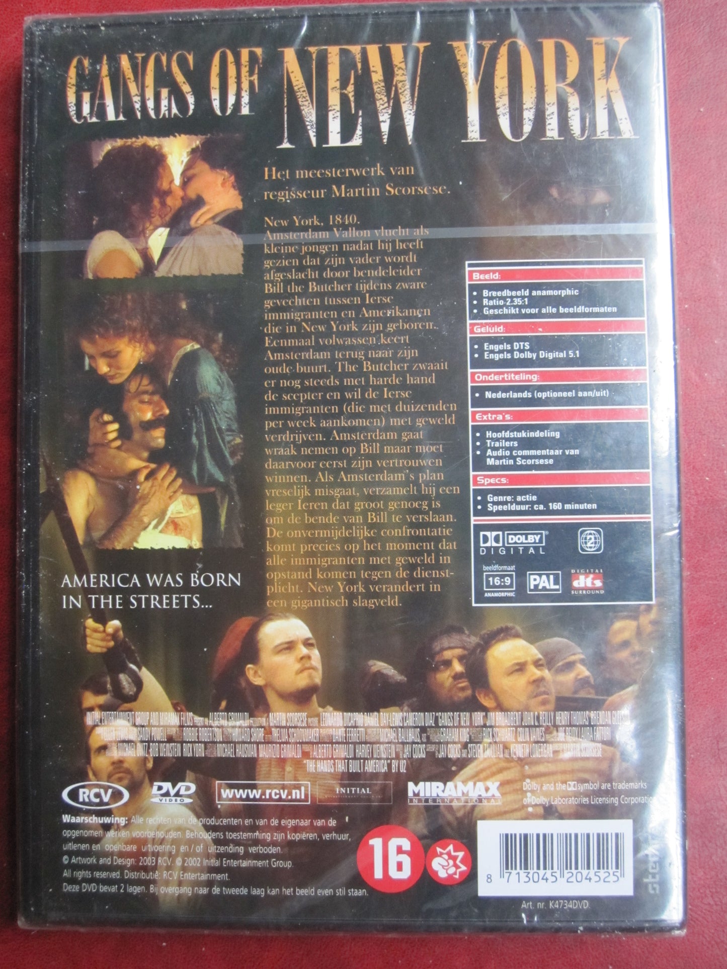Gangs of New York (2002) nieuw in de verpakking