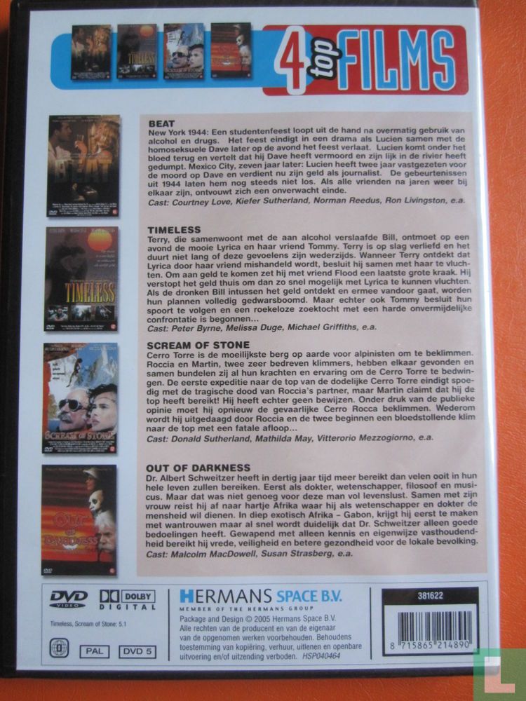 Beat + Timeless + Scream of Stone + Out of Darkness