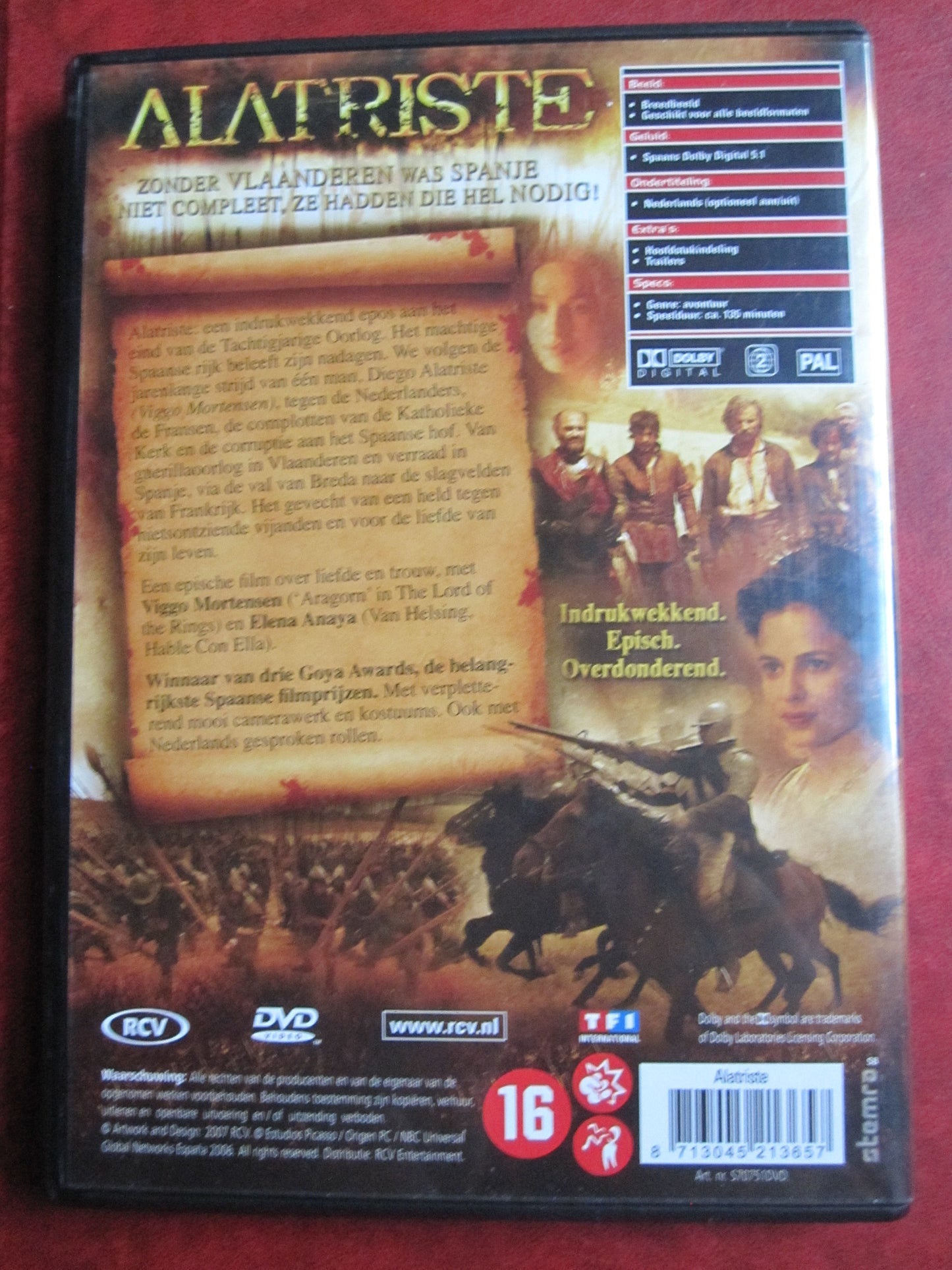 Alatriste (2006) in speciale schuifhoes