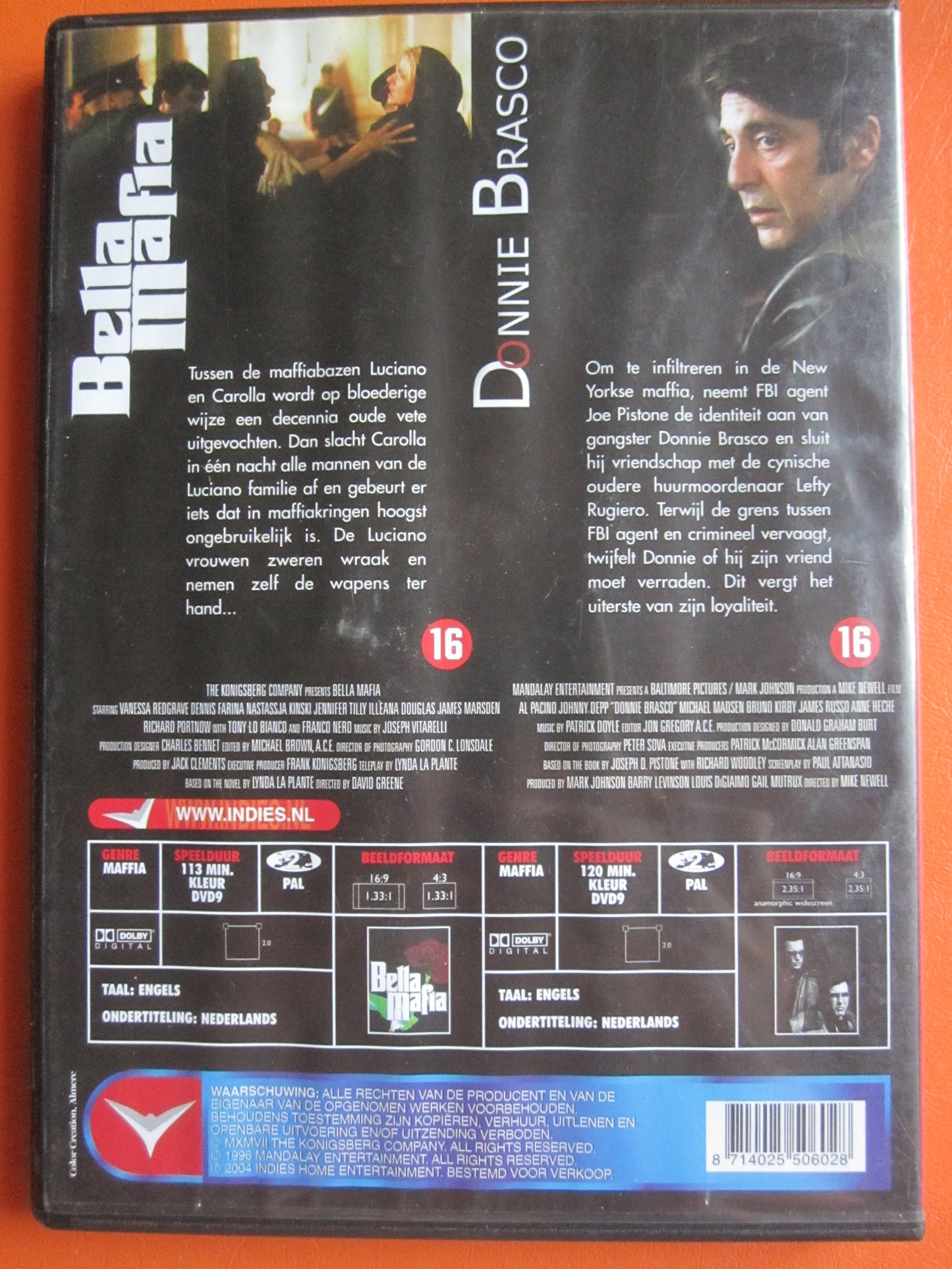 Bella Mafia + Donnie Brasco (2 Films op 1 DVD)