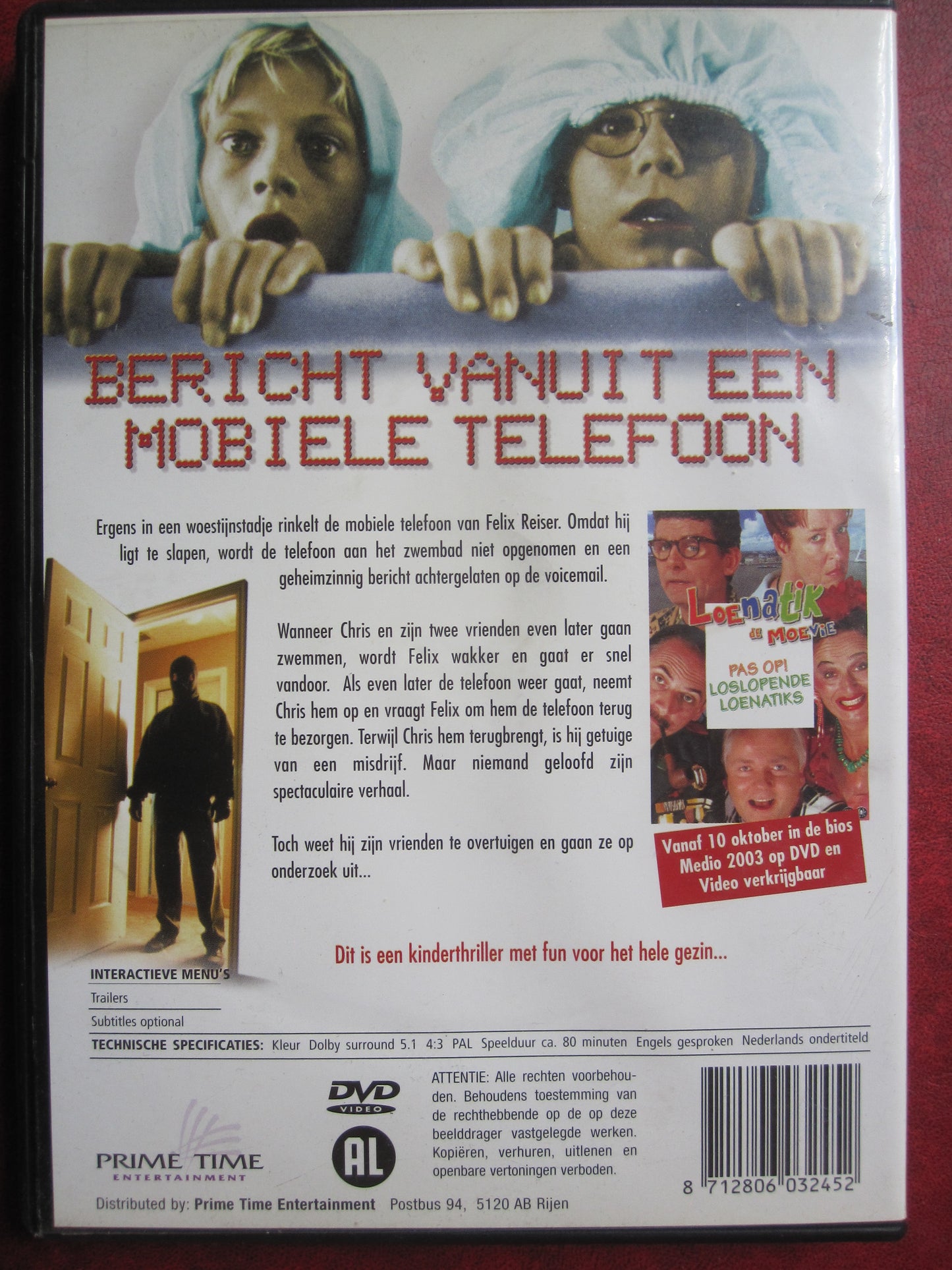 Bericht vanuit een mobiele telefoon