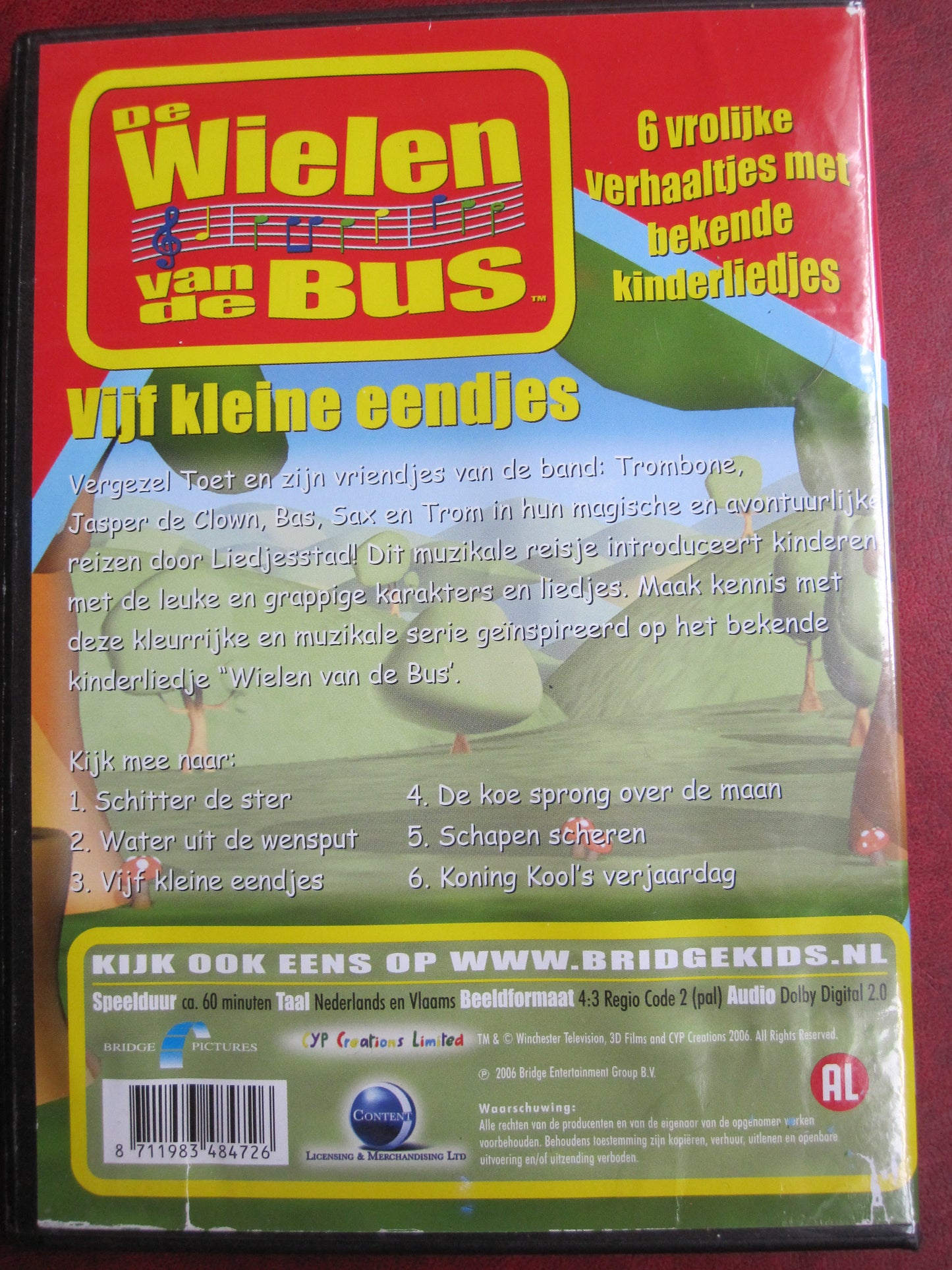 De wielen van de bus - Vijf kleine eendjes