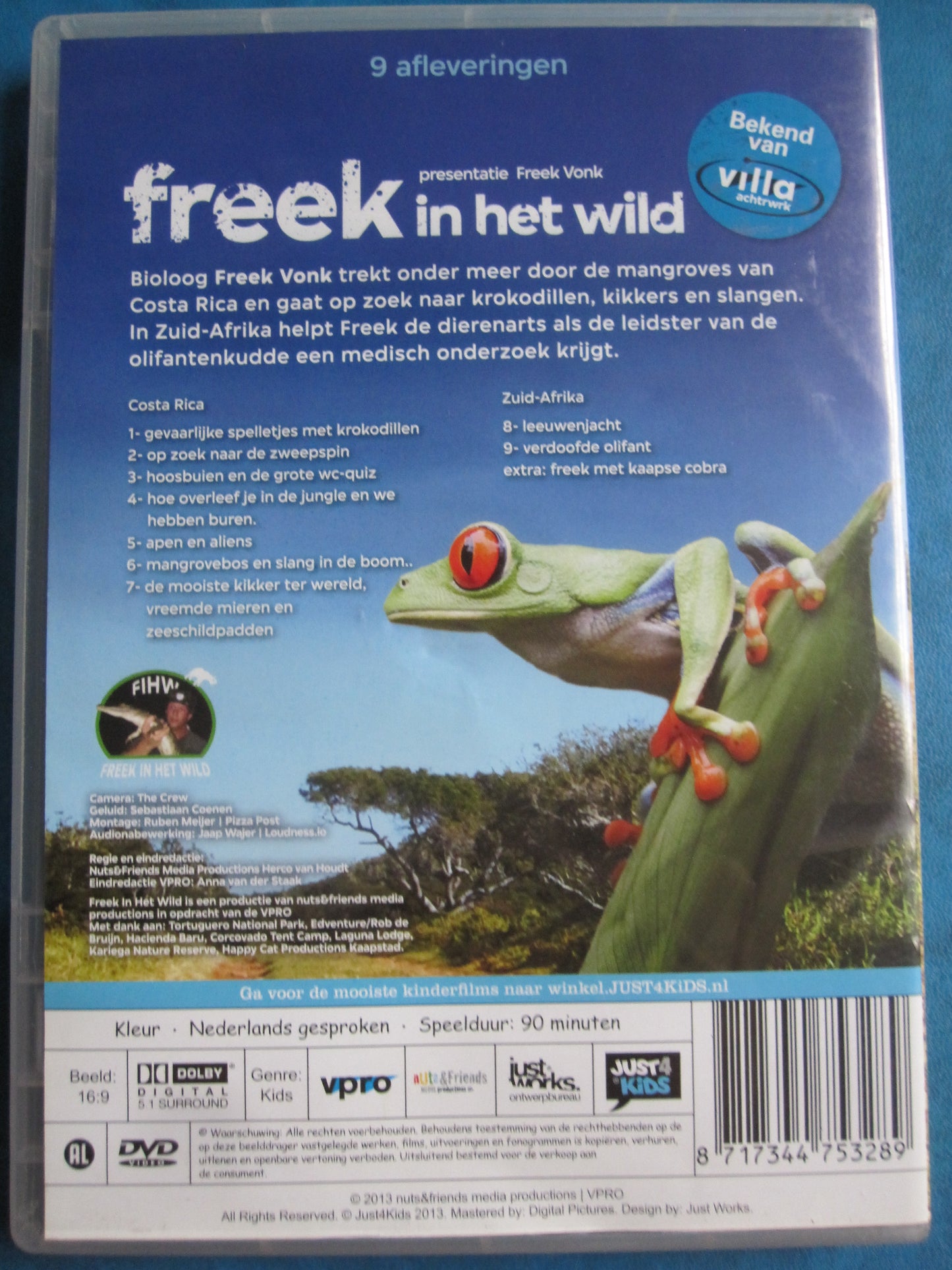Freek in het Wild: Costa Rica/Zuid-Afrika