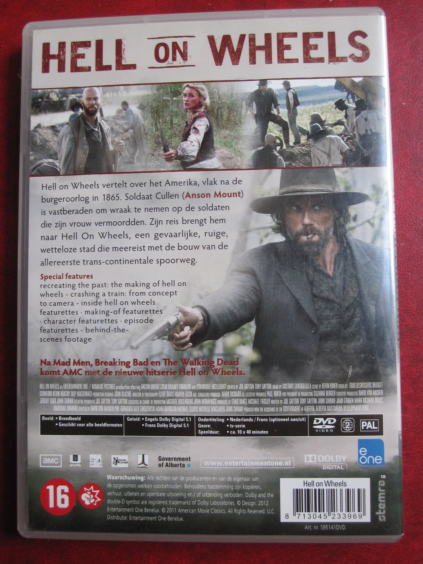 Hell on Wheels Het complete eerste seizoen (2011) 3 disc