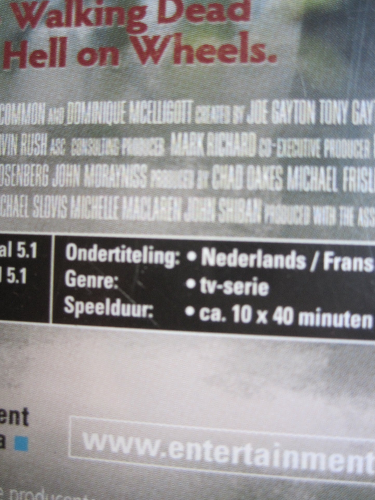 Hell on Wheels Het complete eerste seizoen (2011) 3 disc