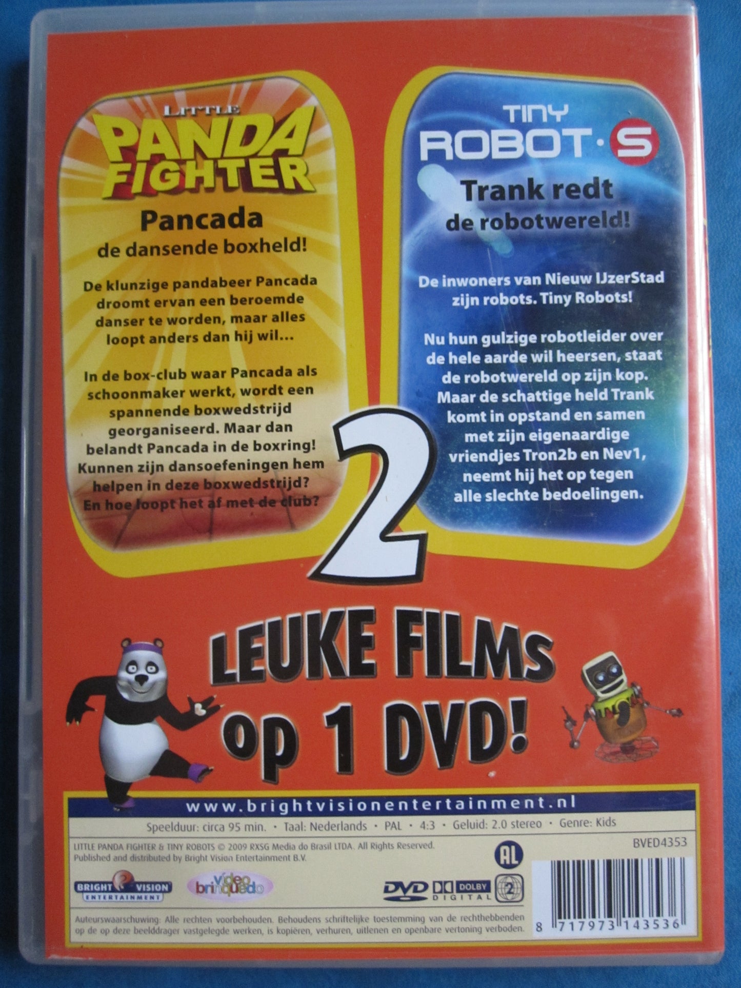 Little Panda Fighter + Tiny Robots (2 films op 1 DVD)