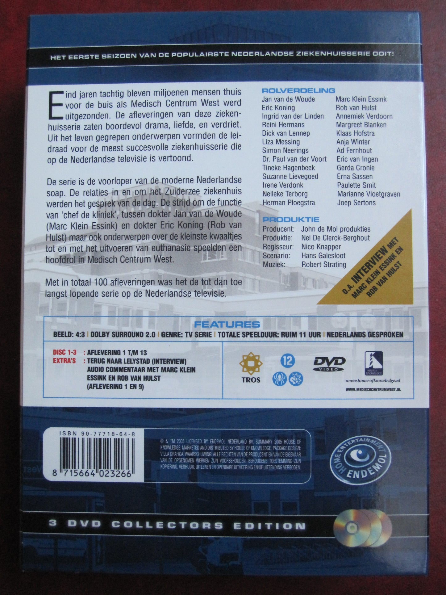 Medisch Centrum West Seizoen 1 - Aflevering 1 t/m 13 (3 disc)