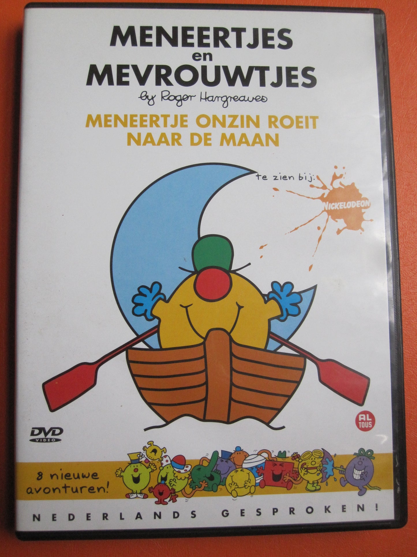 Meneertjes en mevrouwtjes Meneertje onzin roeit naar de maan