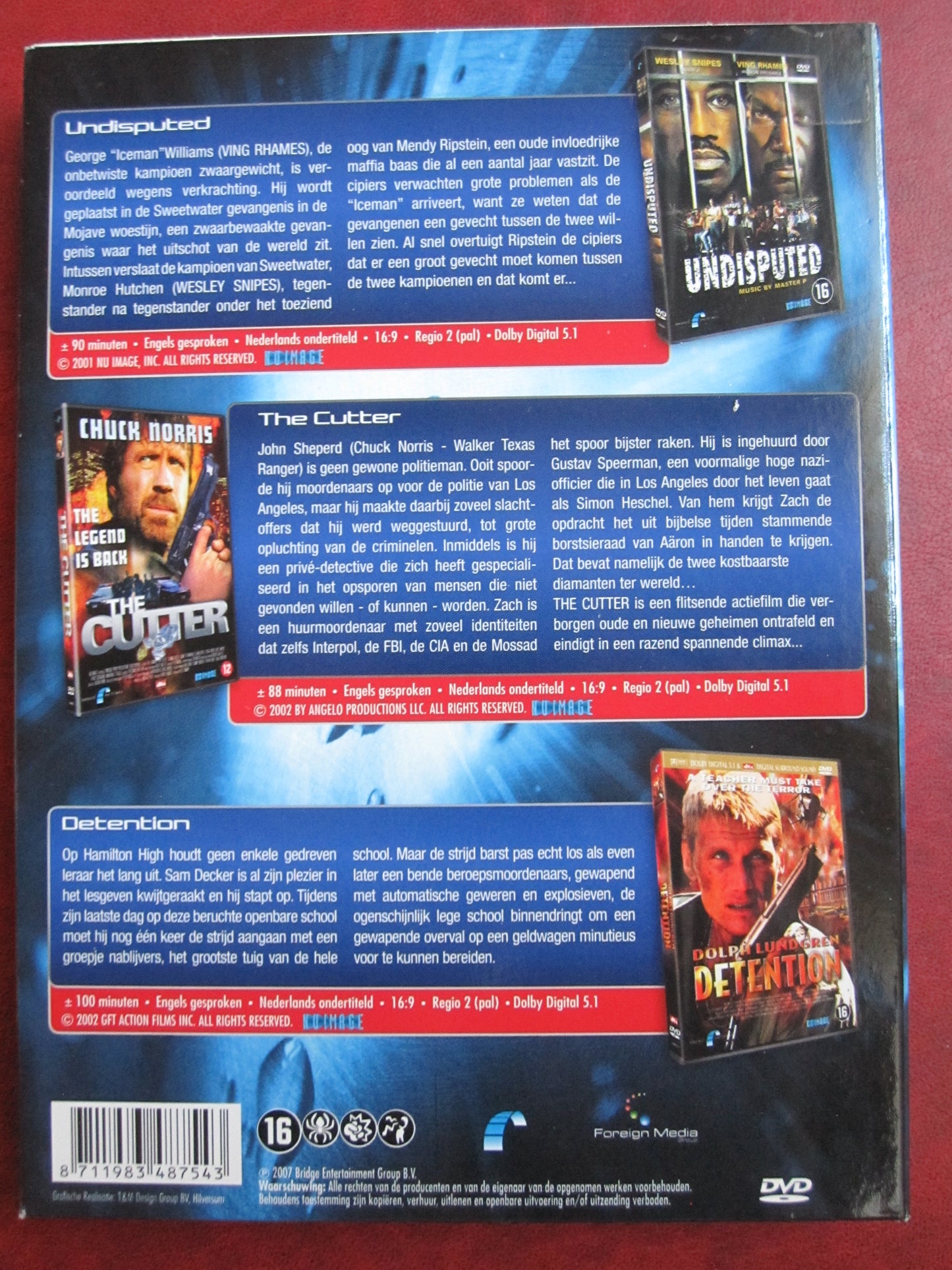Vechtmachines 2 (3 films op 3 disc)