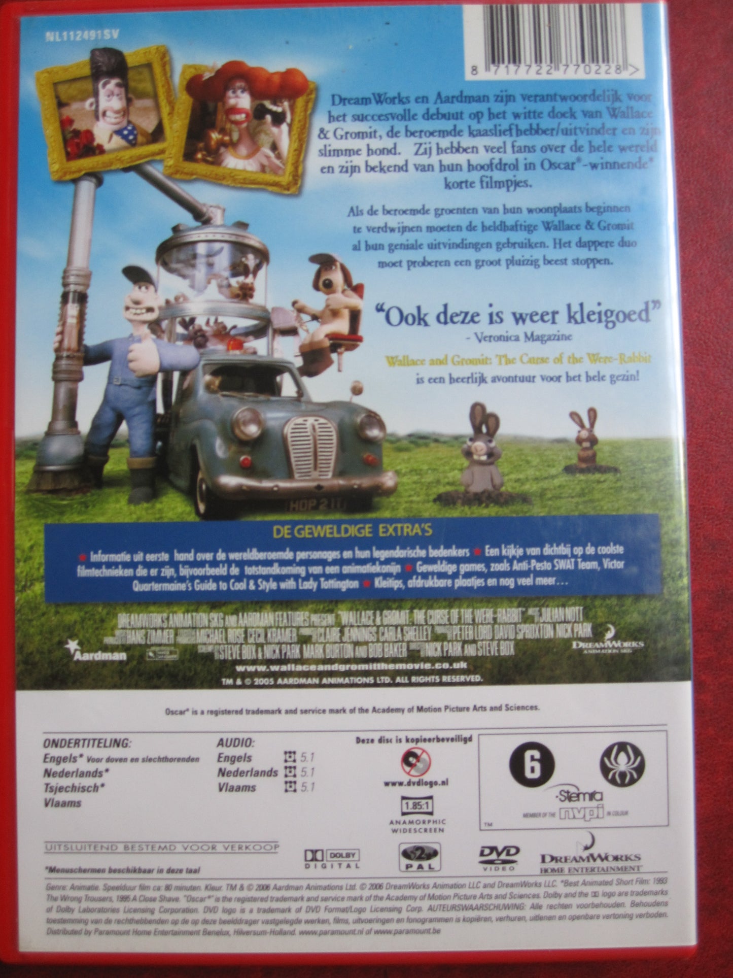 Wallace & Gromit - The Curse of the Were-Rabbit (schuifhoes)