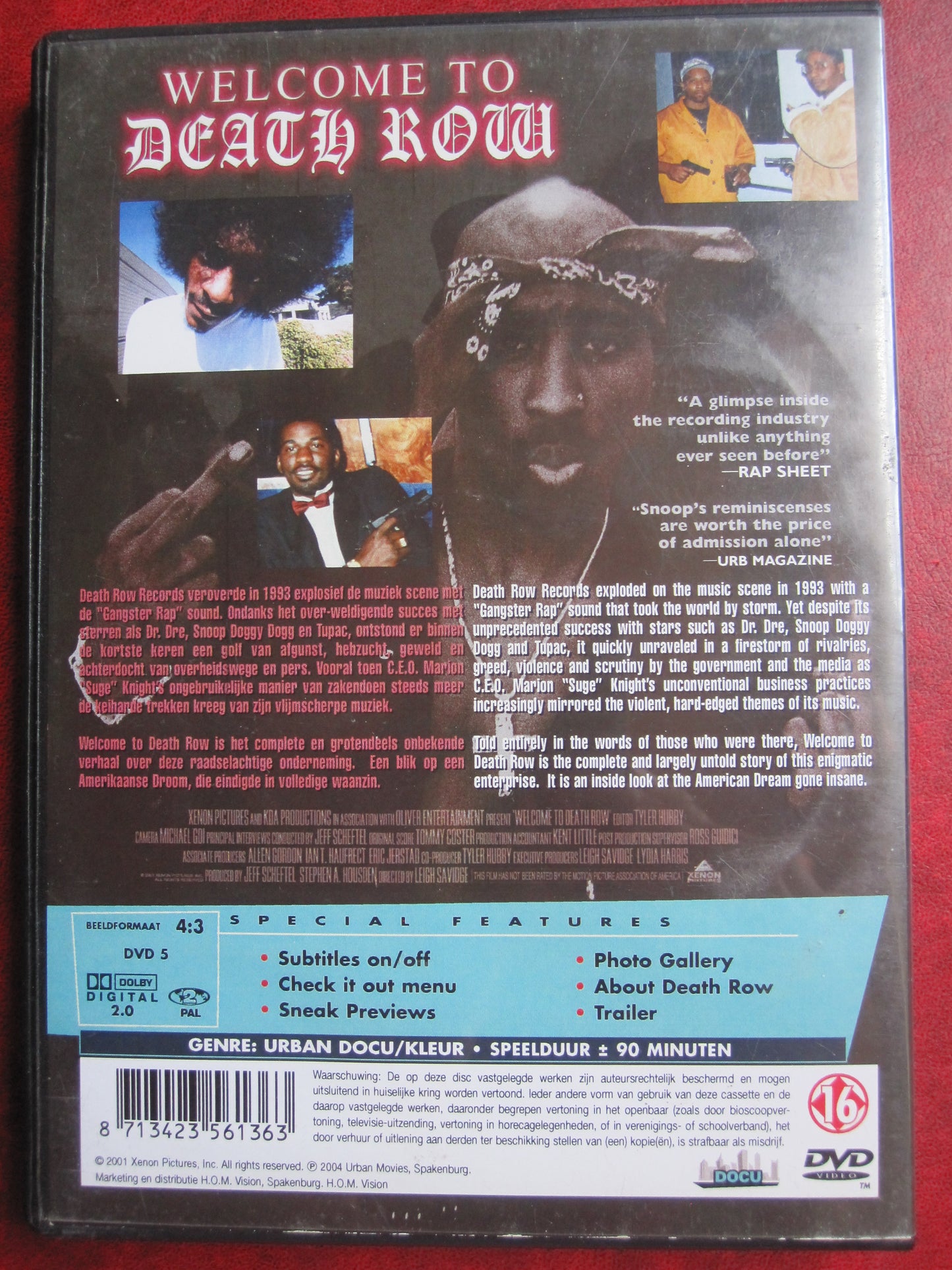 Welcome to Death Row (2001)