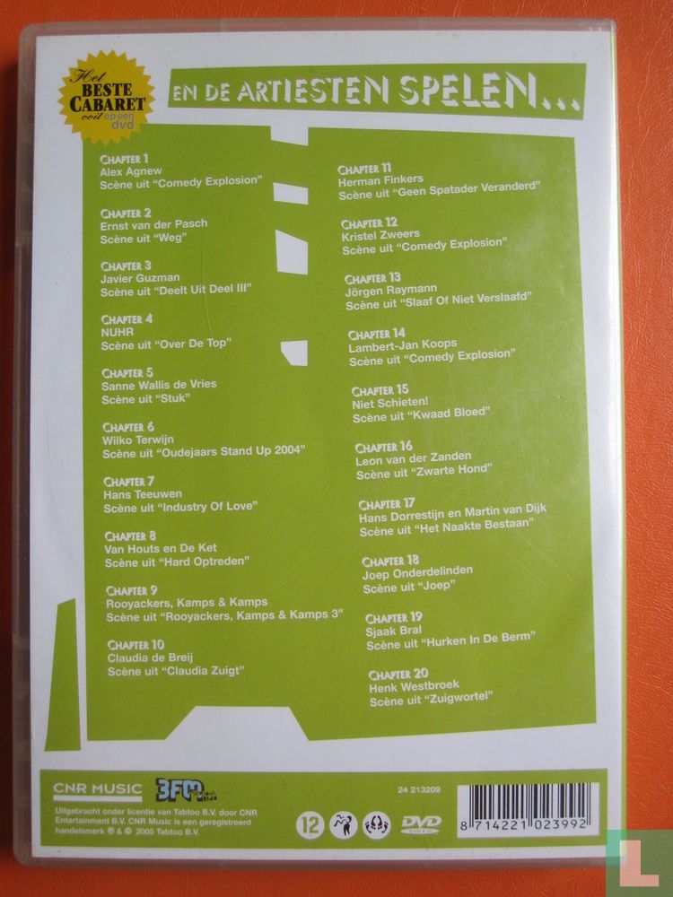 Het beste cabaret ooit op een dvd