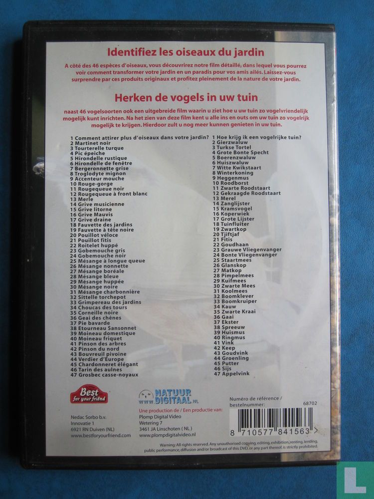 Herken de vogels in uw tuin