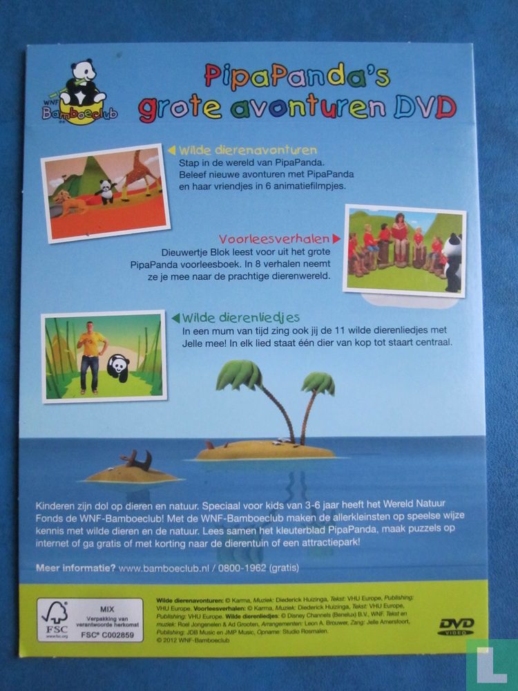 PipaPanda's grote avonturen DVD