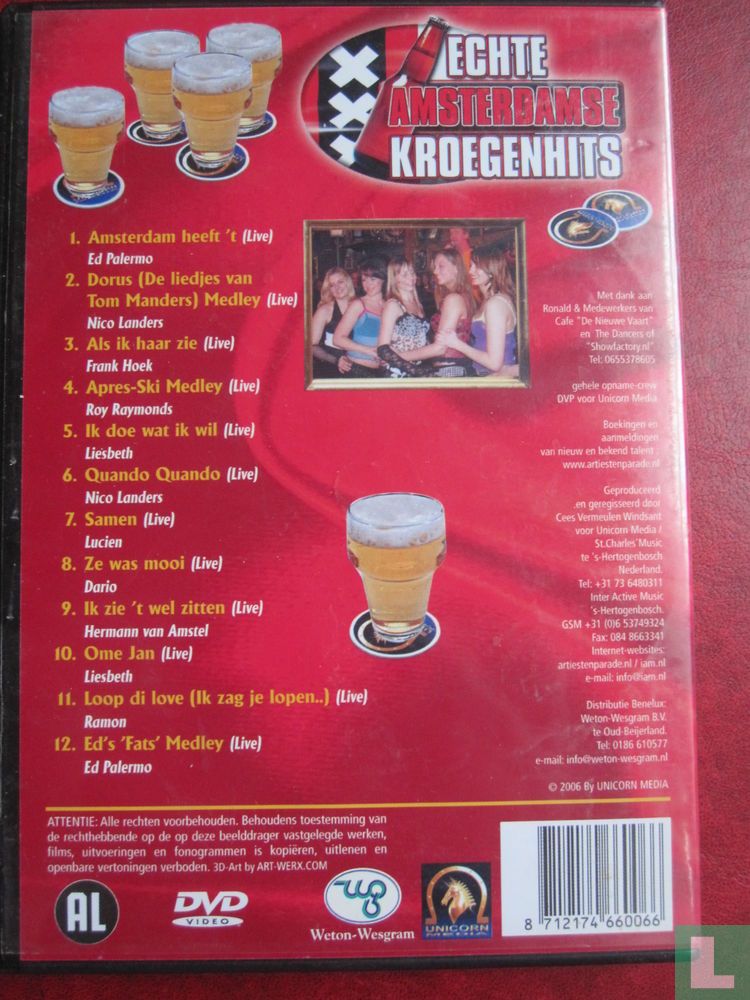 Echte Amsterdamse Kroegenhits 1