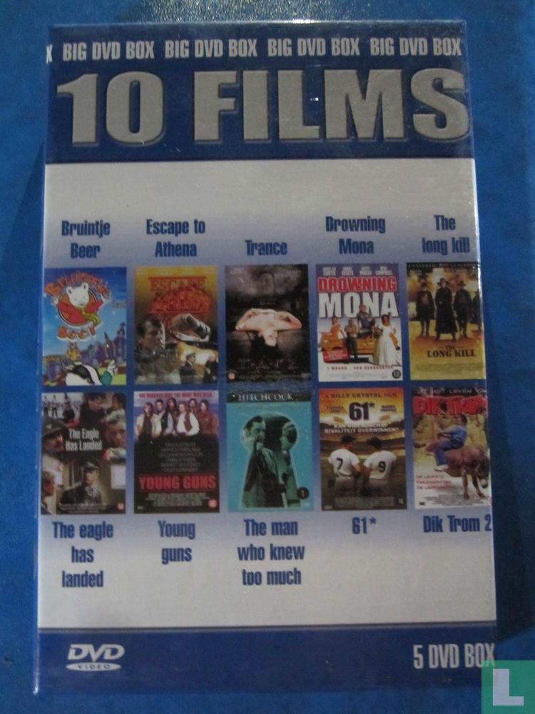 Bruintje Beer + Escape to Athena + Trance + Drowning Mona + The Long Kill + The Eagle has Landed + Young Guns + The Man who Knew Too Much + 61* + Dik Trom 2