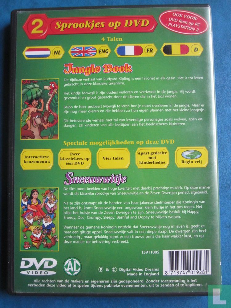 Jungle Book - Sneeuwwitje (2 films op 1 DVD)