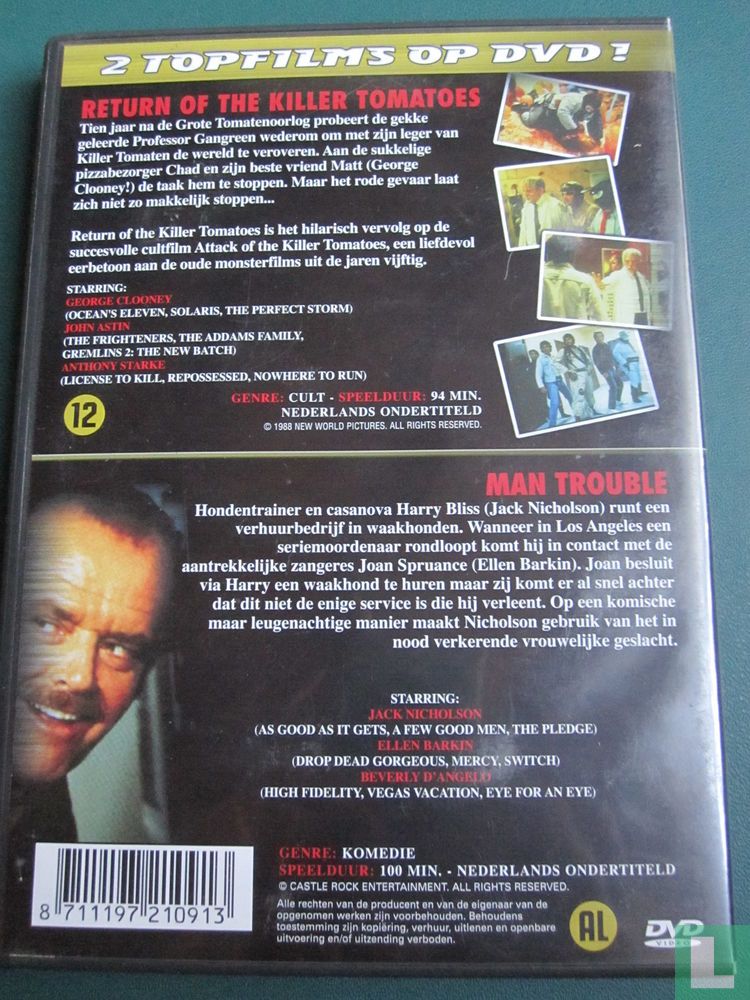 Return of the Killer Tomatoes + Man Trouble