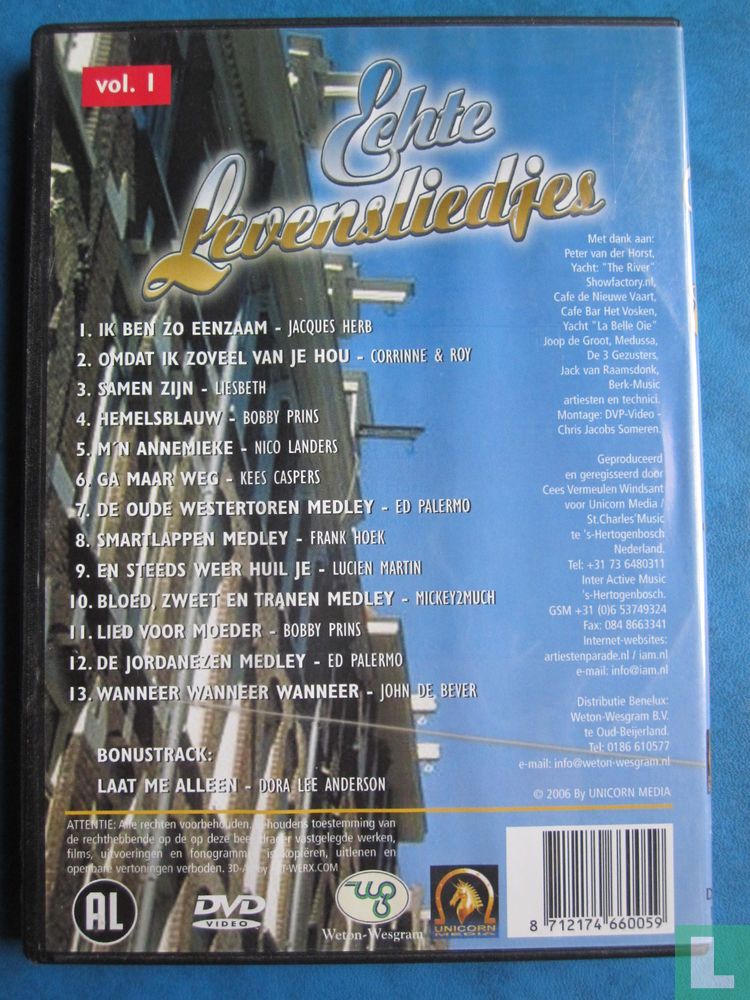 Echte Levensliedjes vol. 1