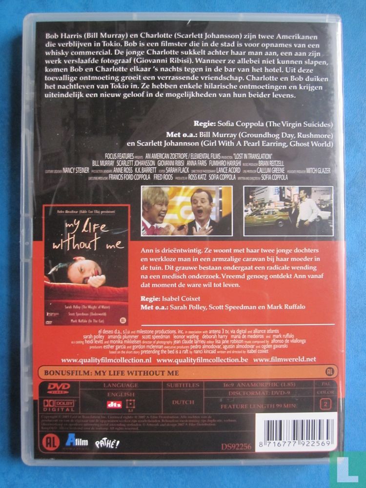 Lost in Translation + My life without me