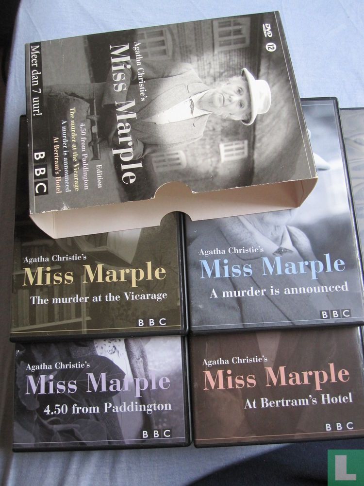Miss Marple: 4.50 from Paddington + The Murder at the Vicerage + A Murder is Announced + At Bertram's Hotel [volle box]