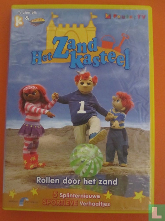 Rollen door het zand