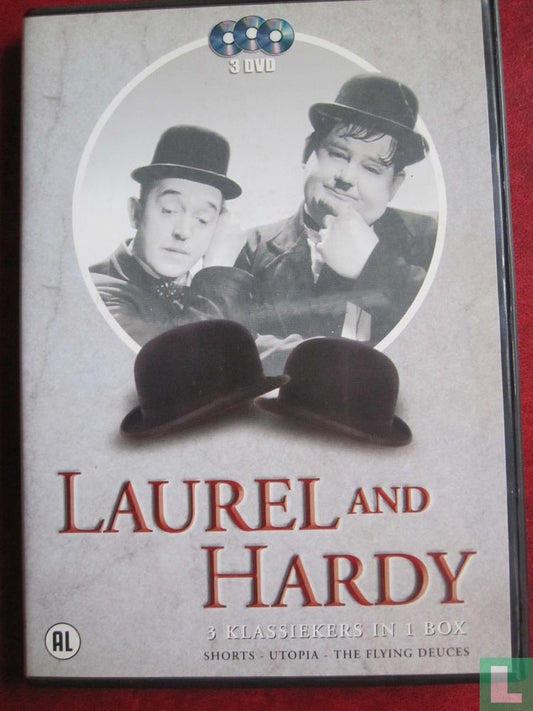 3 Klassiekers in 1 box: Flying Deuces, Shorts, Utopia.