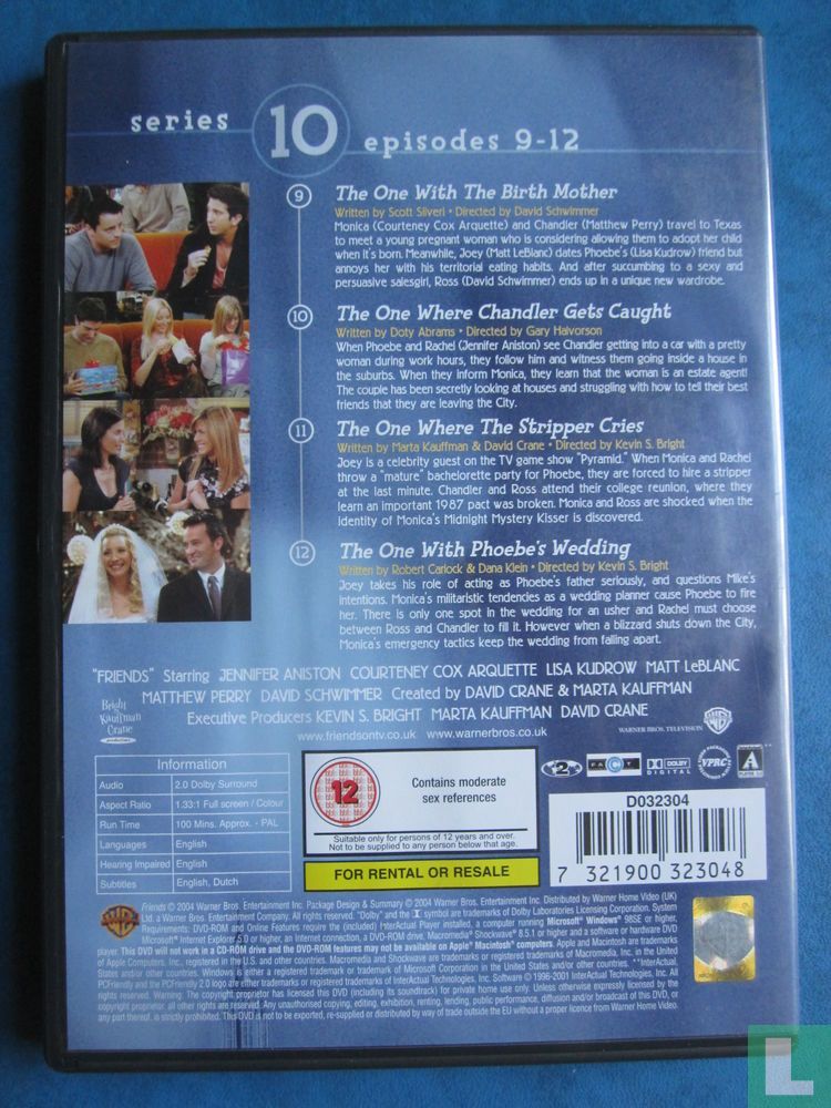 Friends: The Final Series - Series 10 Episodes 9-12
