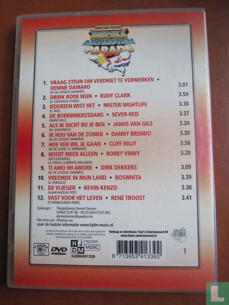 Belgische & Nederlandse artiesten parade 2